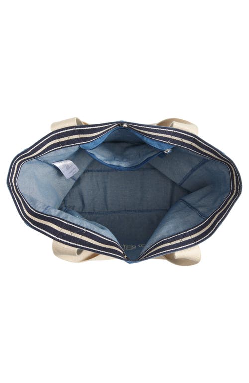 Barbour Emily Cotton Canvas Tote In Denim