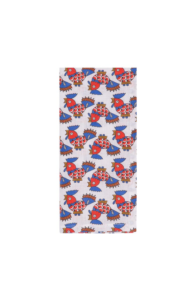 La DoubleJ Large Napkins Set Of 6 (45X45) Galletti Multicolor, Alternate, color, Galletti Multicolor