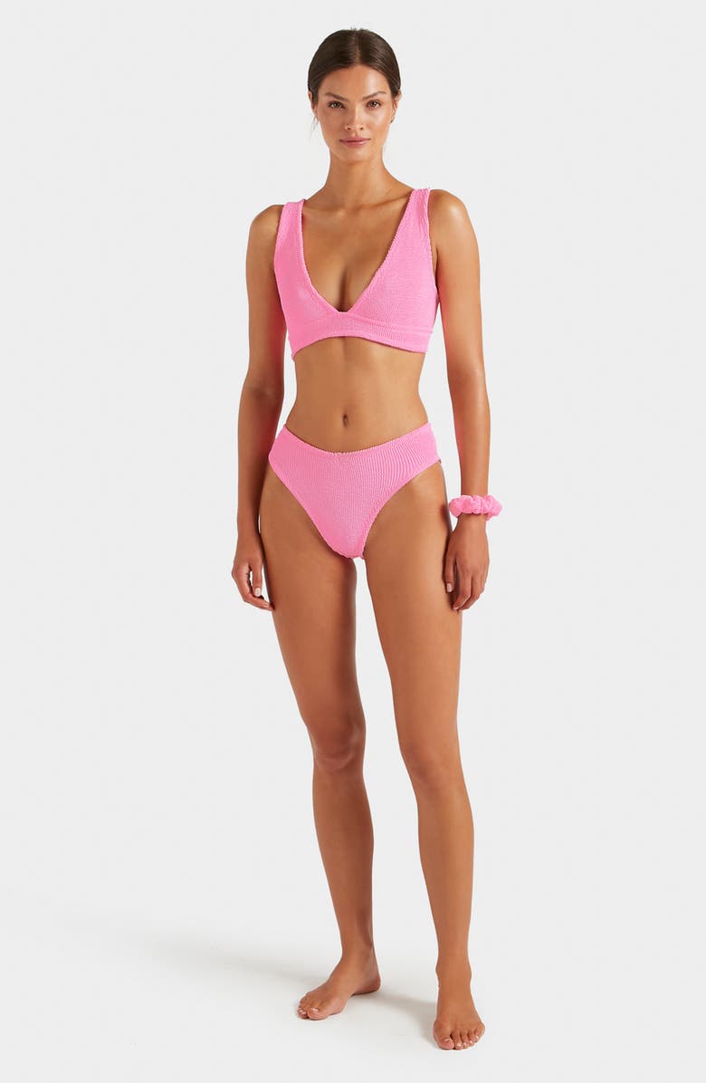 Hunza G Angel Two-Piece Bikini Swimsuit, Alternate, color, Bubblegum