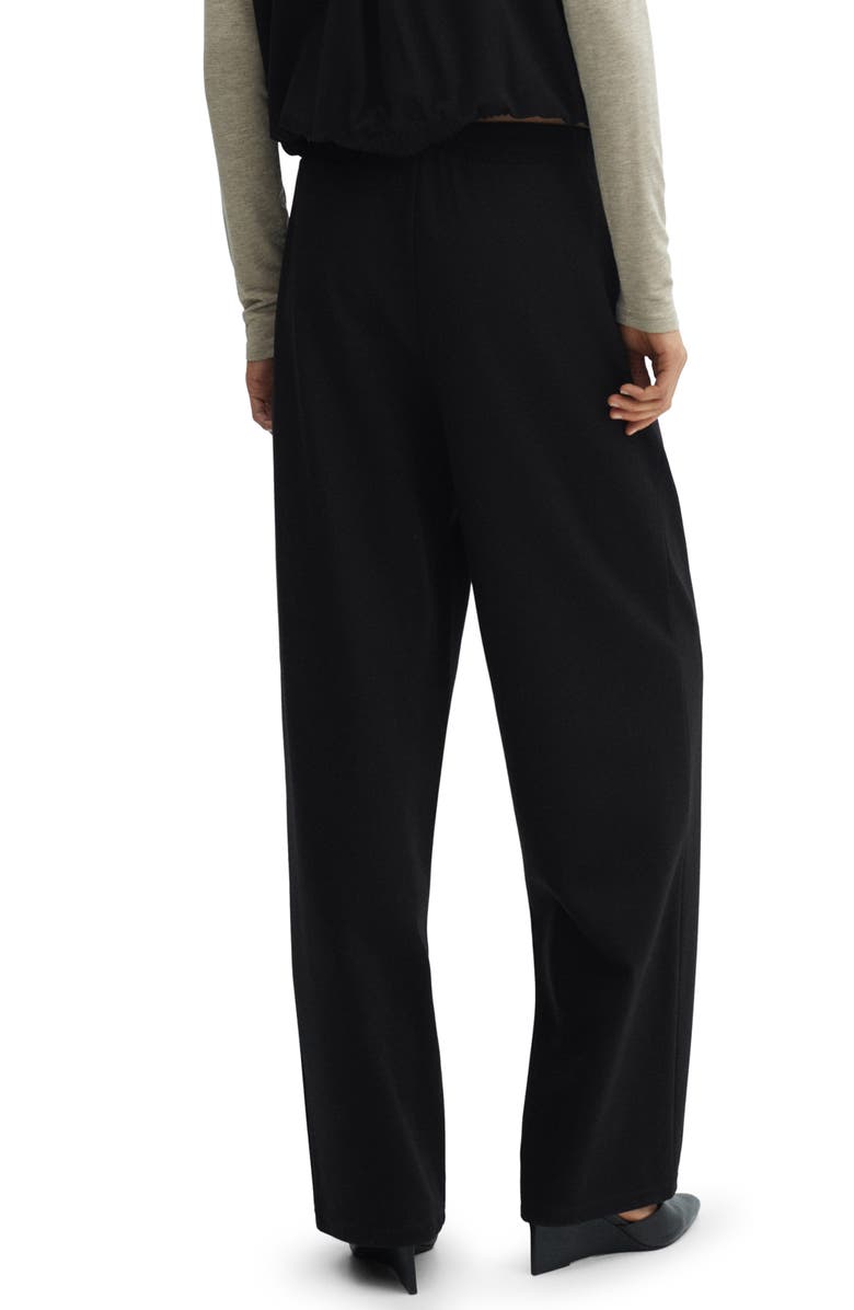 MANGO Straight Leg Knit Pants, Alternate, color, 