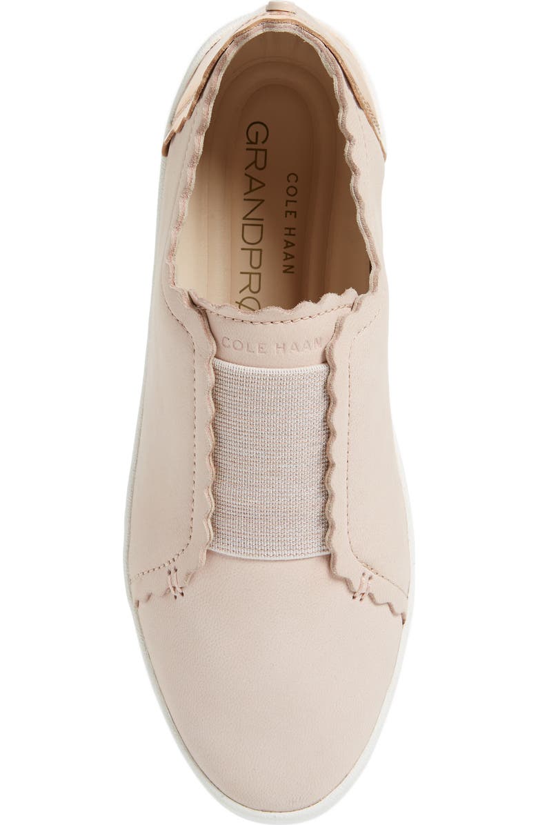 Cole Haan GrandPro Spectator Scalloped Slip-On Sneaker, Alternate, color,