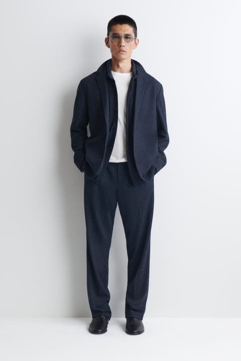 Jersey Relaxed-Fit Straight-Leg Pants