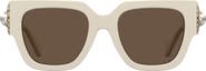 Moschino 52mm Square Sunglasses
