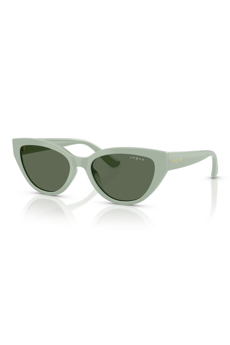 50mm Cat Eye Sunglasses, Alternate, color, MINT GREEN