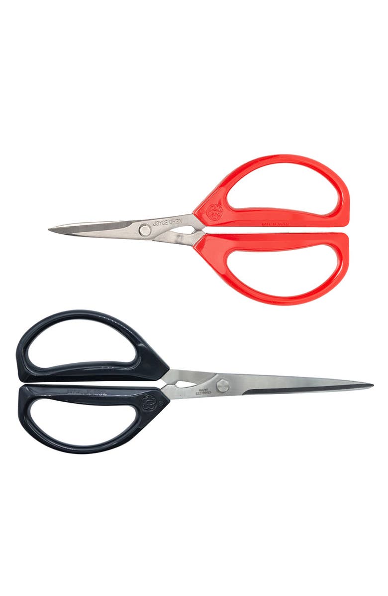 JOYCE CHEN 8" Deluxe and 6" Original Unlimited Scissors 2-Pack, Main, color, Dark Navy/Red