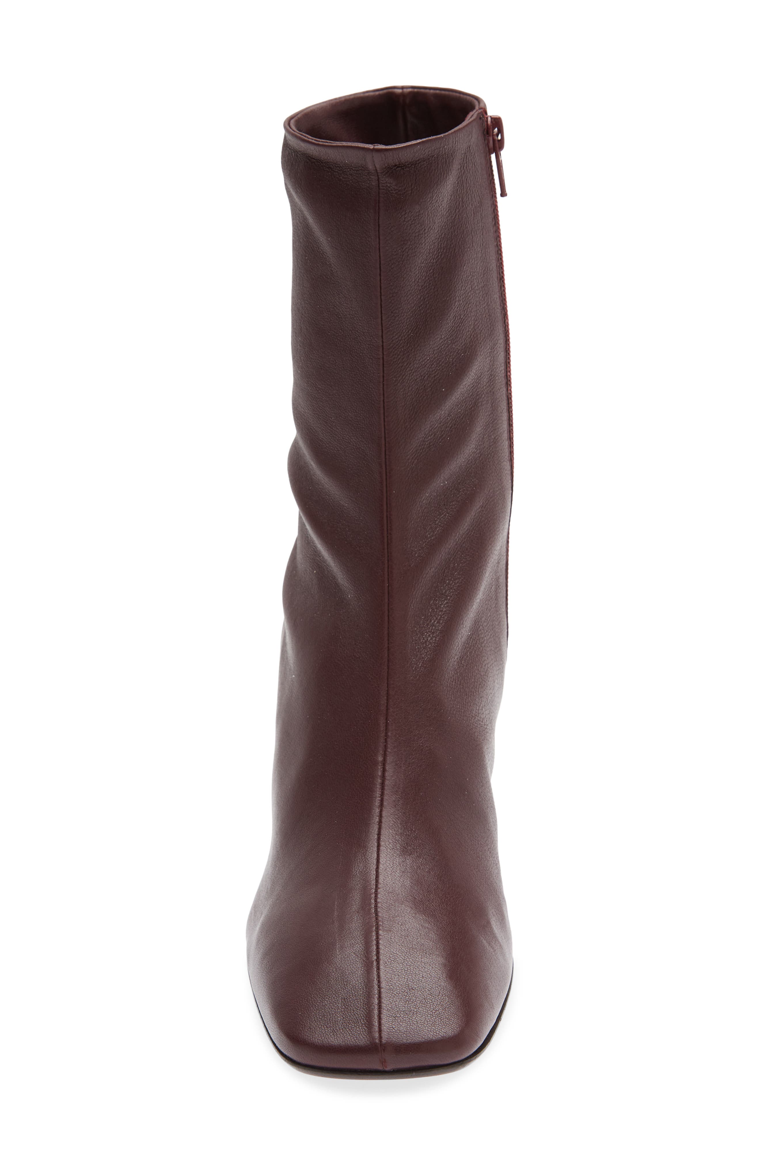 Dented Wedge Bootie, Alternate, color, 359 BORDEAUX