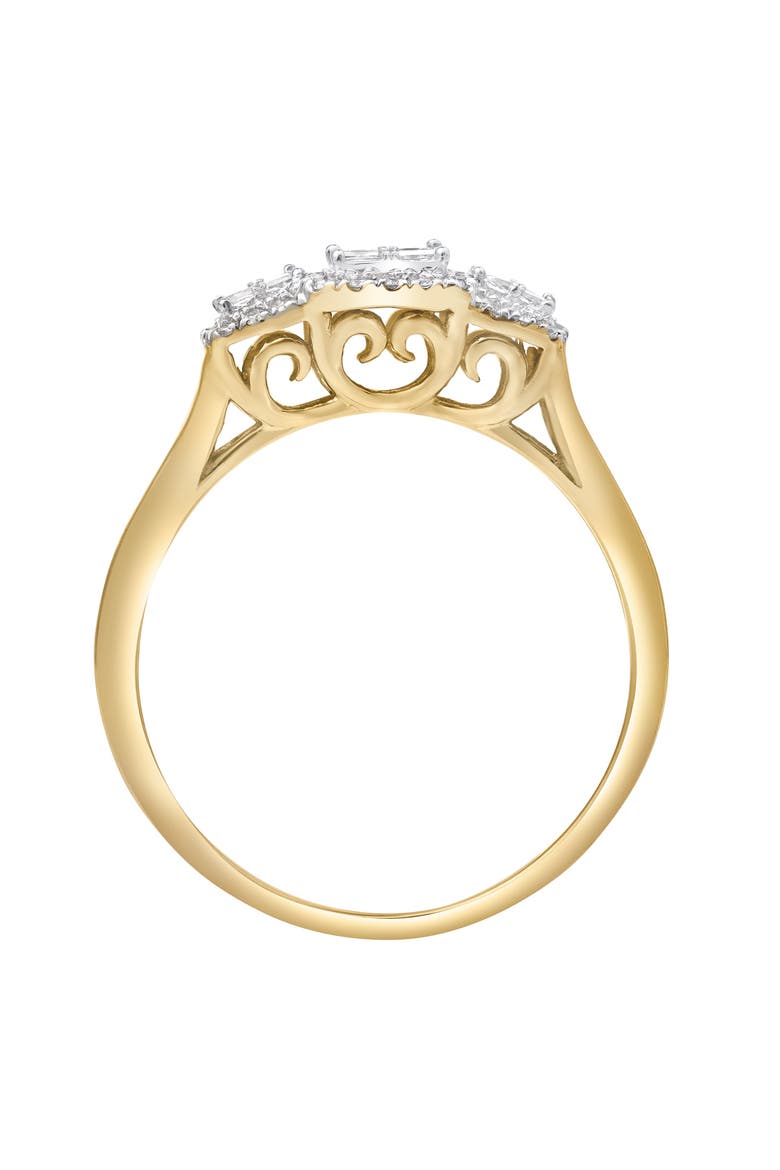Varenne 0.35 Ct 10K Gold Diamond Ring, Alternate, color, 10K Yellow Gold