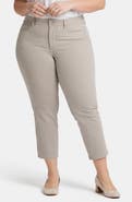 NYDJ Marilyn Stripe Crop Straight Leg Jeans