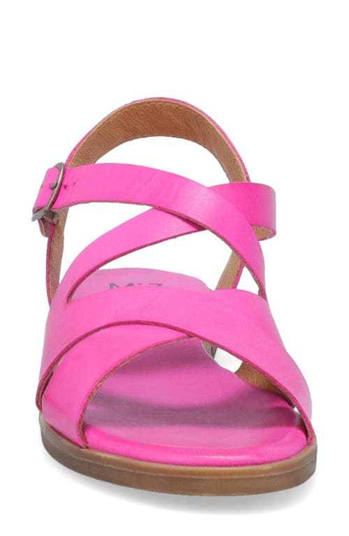 Miz Mooz Lilium Ankle Strap Sandal In Fuchsia