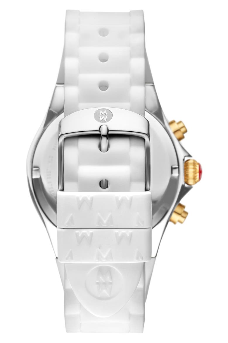 Jellybean Silicone Strap Watch, 38mm, Alternate, color, GOLD