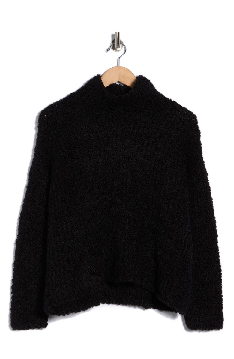 Eileen Fisher Turtleneck Sweater, Alternate, color, Black