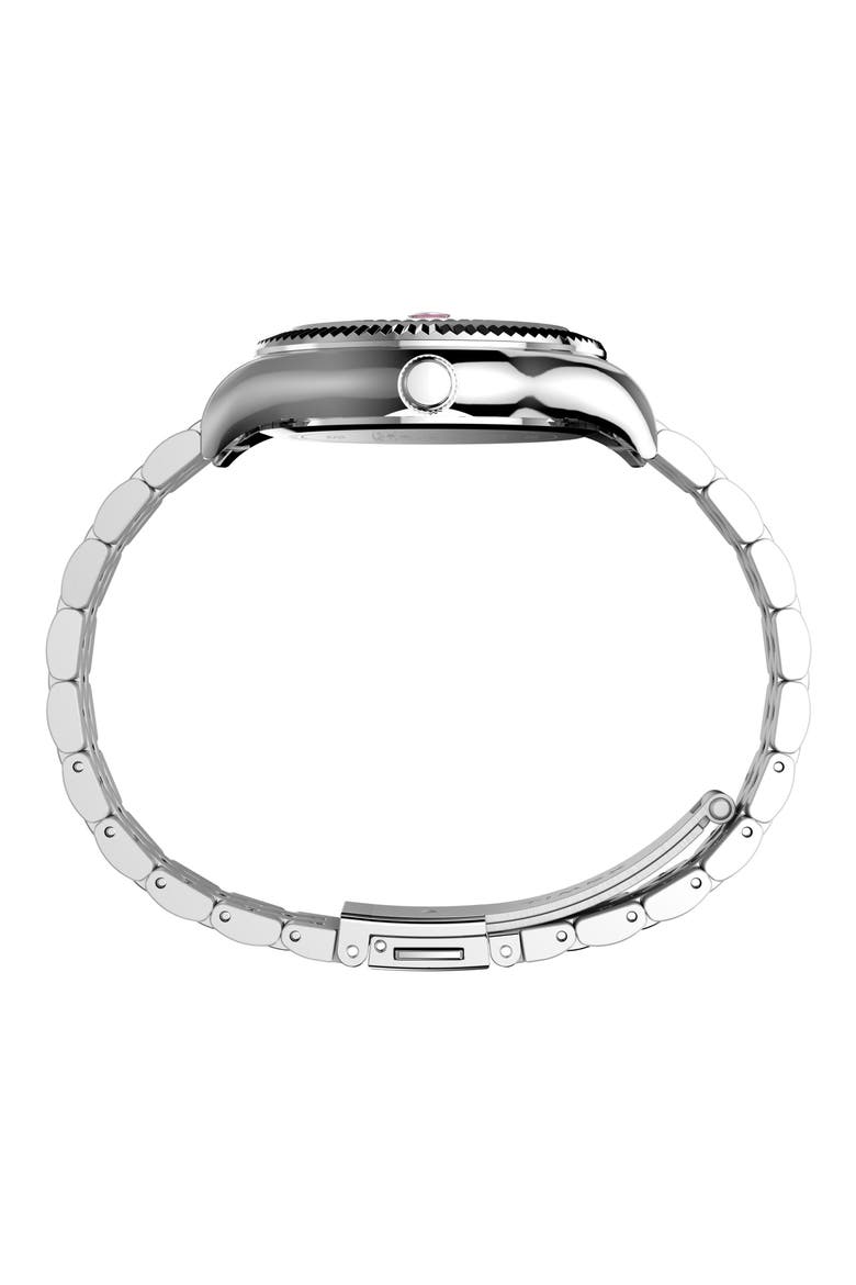 Peanuts Legacy Bracelet Watch, 34mm, Alternate, color, SILVER