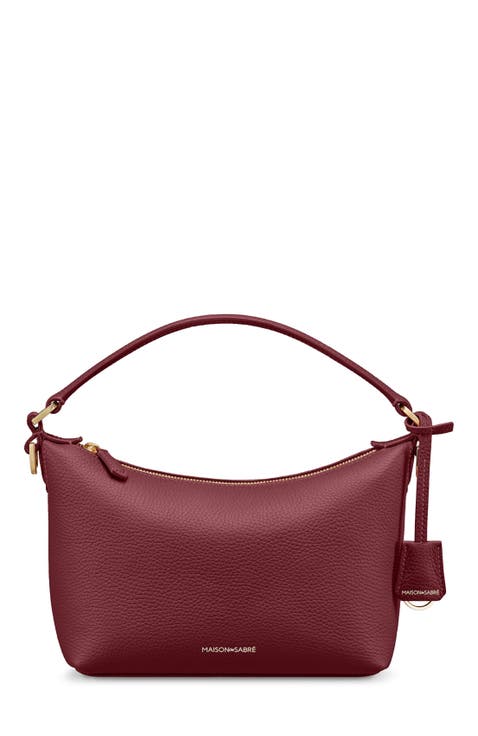 Small Leather Soft Hobo