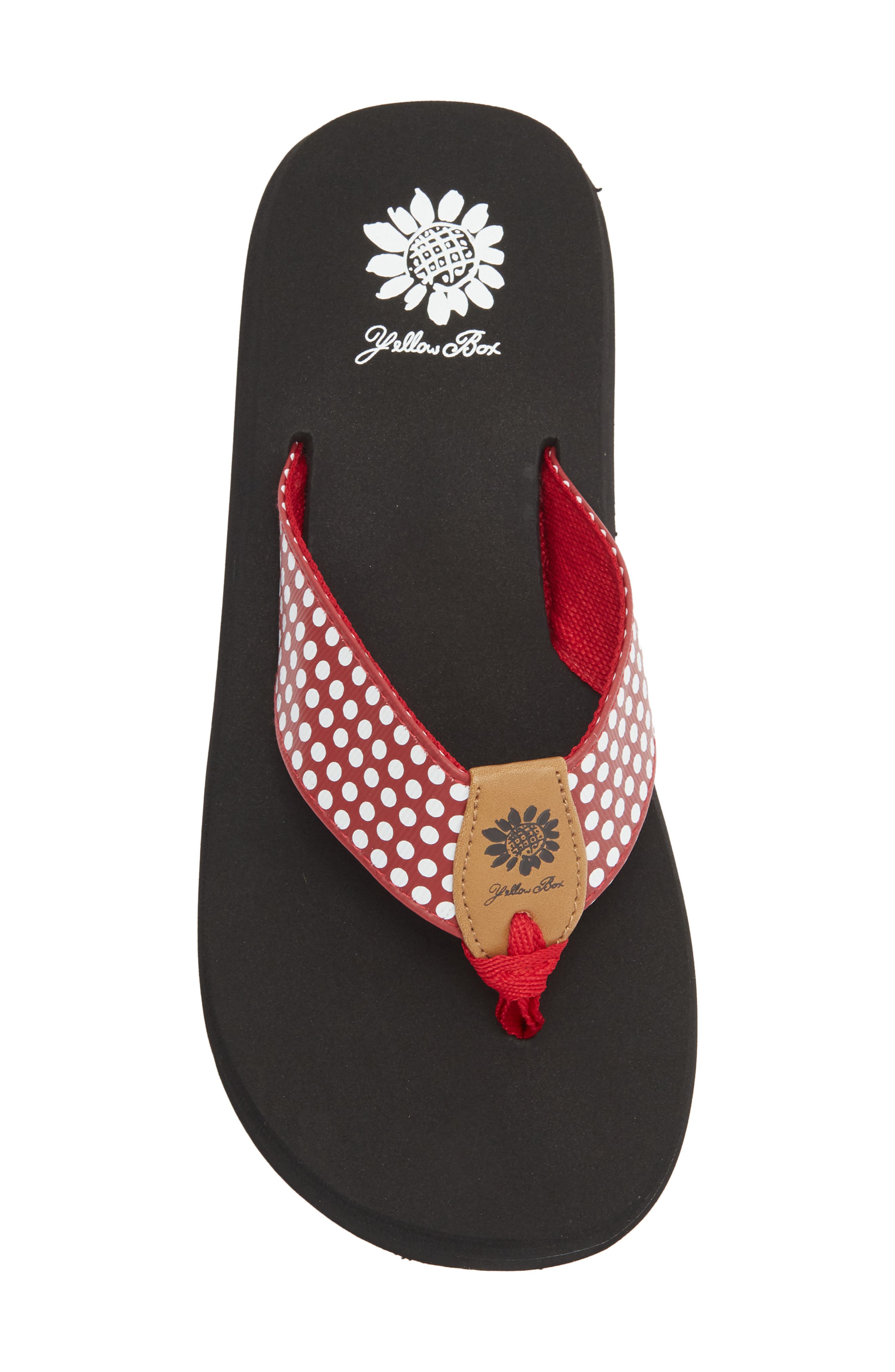 Fromy Flip Flop Sandal, Alternate, color, RED