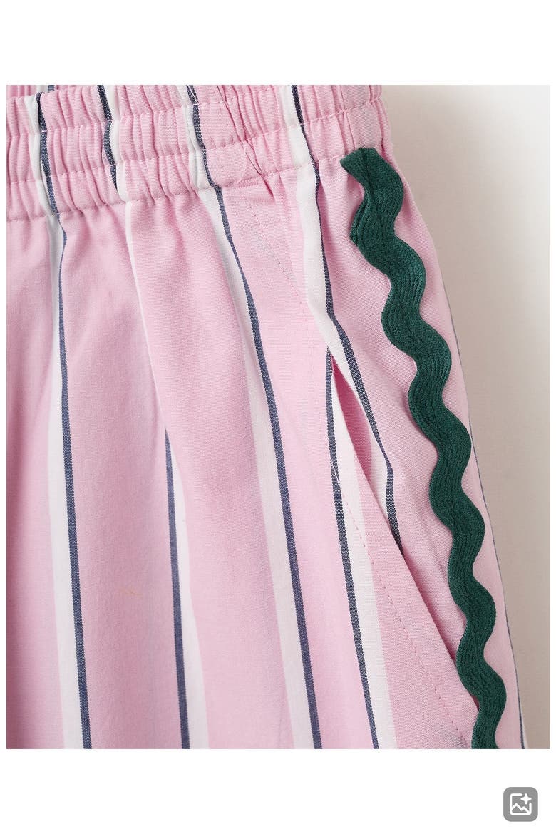 Striped RickRack Trim Pants, Alternate, color, PASTEL PINK