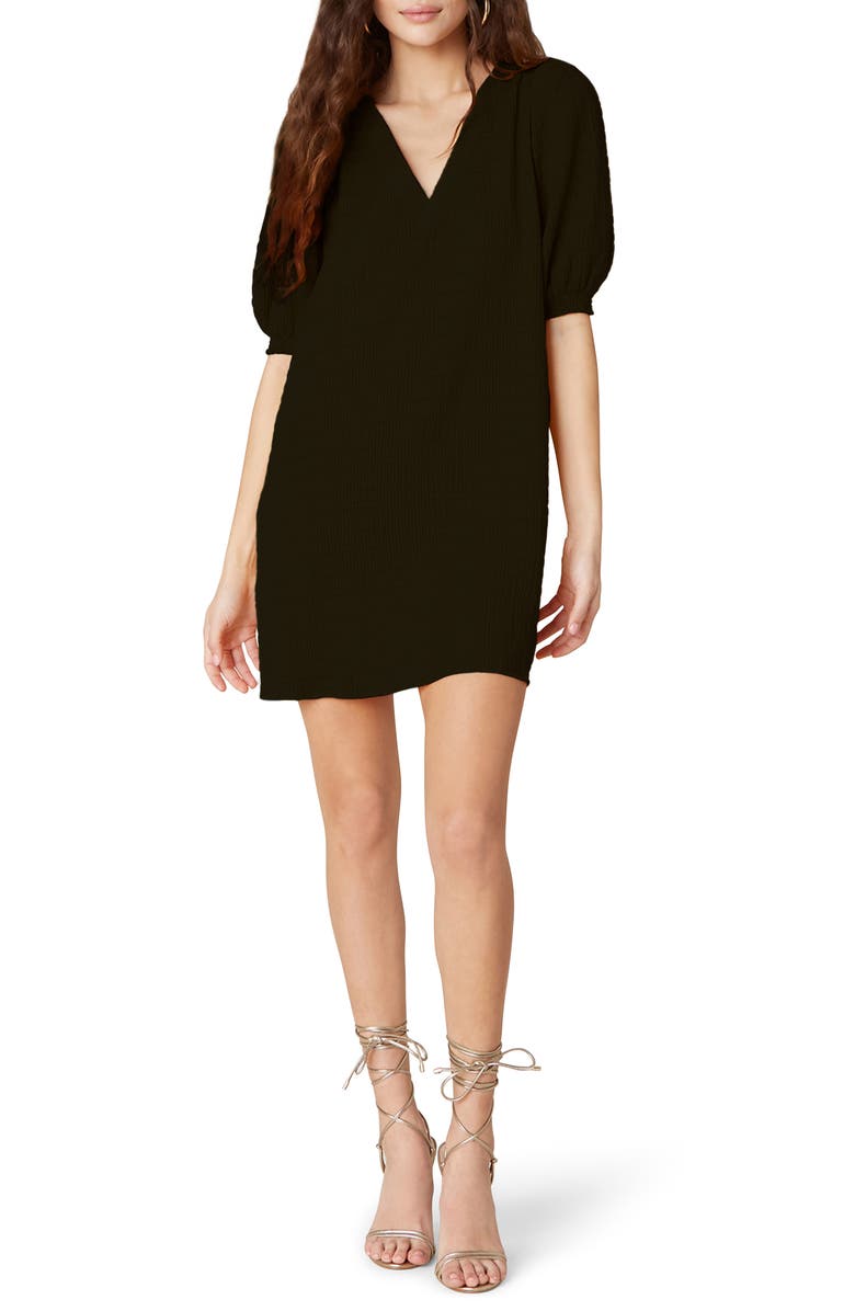 BB Dakota by Steve Madden BB Dakota Fields of Gold Shift Dress, Main, color,