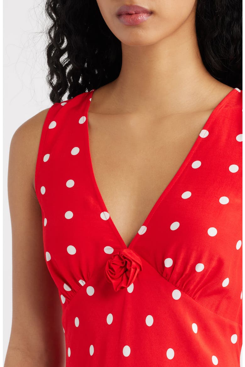 x Giadzy Terena Sleeveless Midi Dress, Alternate, color, ROSSA