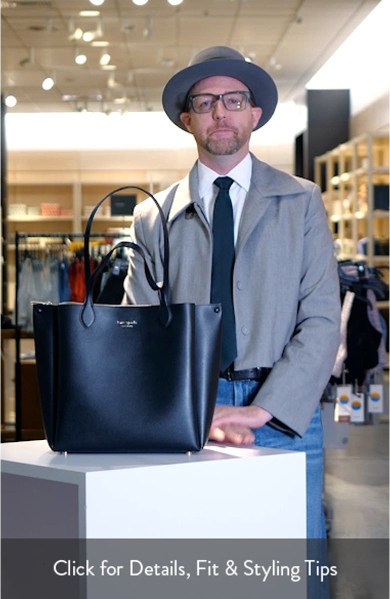 large carlyle leather tote, sales video thumbnail