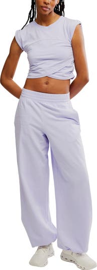 Golden Hour Crop T-Shirt & Joggers Set