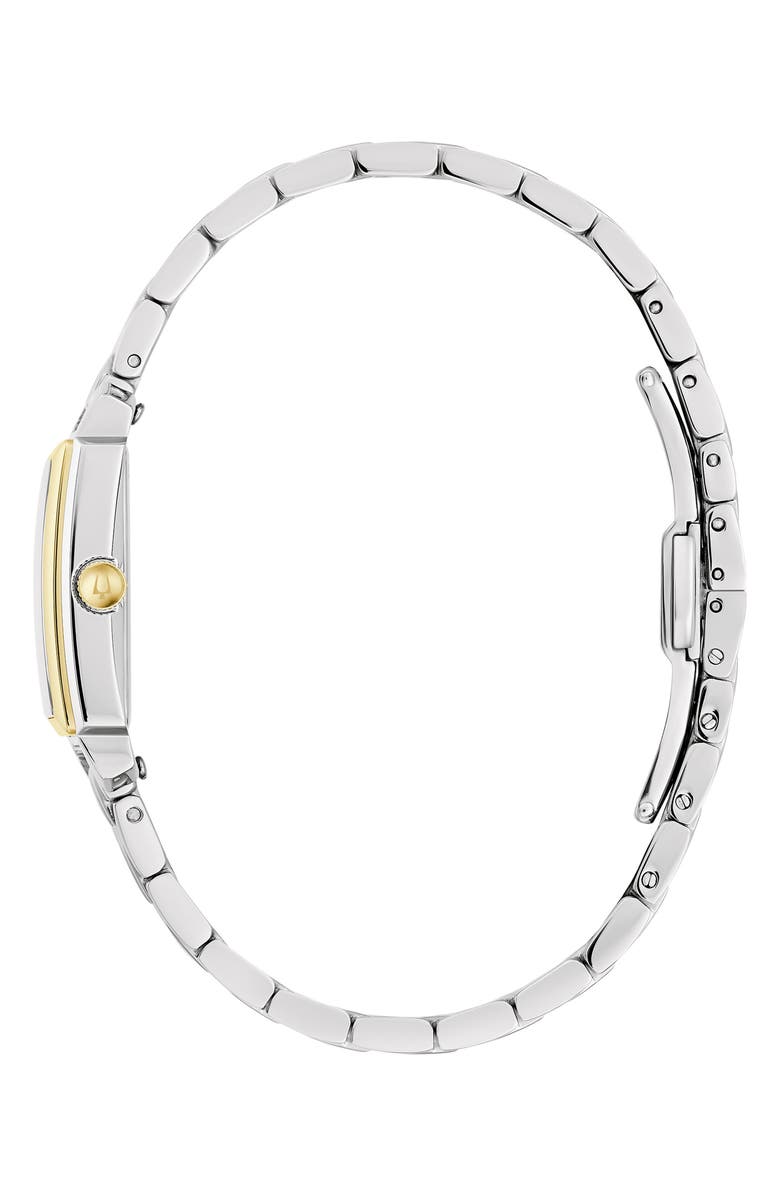 BULOVA Sutton Mother-of-Pearl Bracelet Watch, 21mm, Alternate, color, Two-Tone