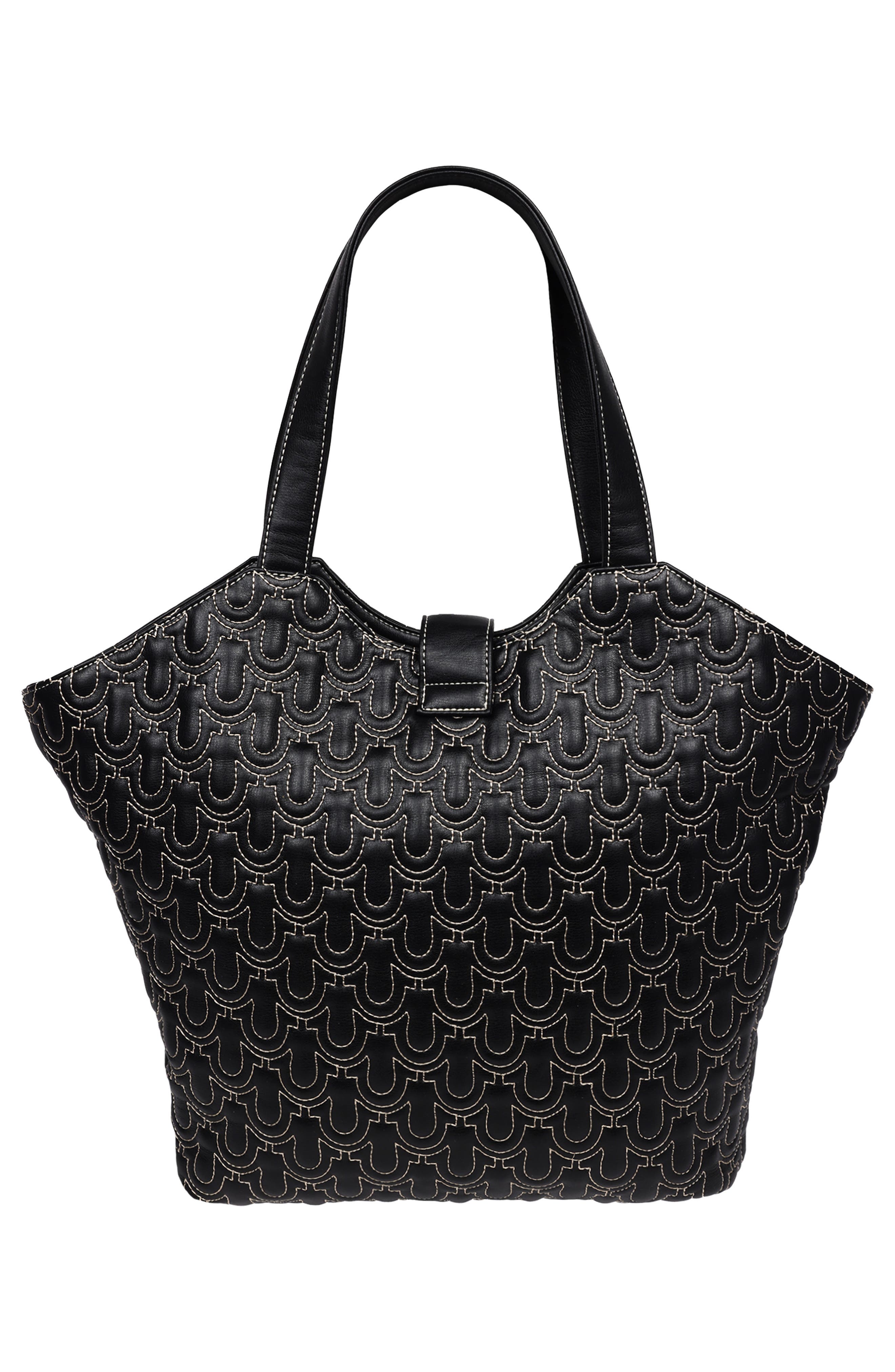 Horseshoe Quilted Charm Tote Bag