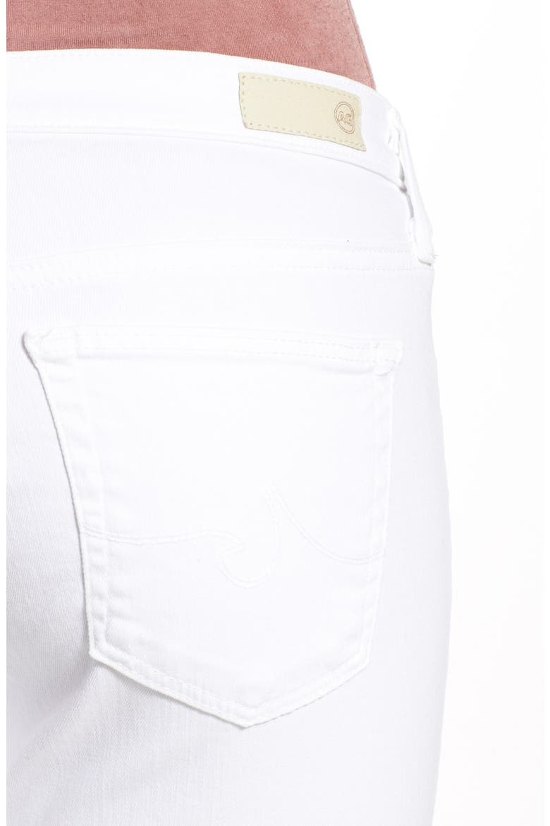'The Legging' Cutoff Ankle Skinny Jeans, Alternate, color, WHIT