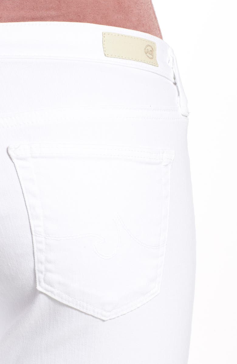 AG 'The Legging' Cutoff Ankle Skinny Jeans, Alternate, color, Whit