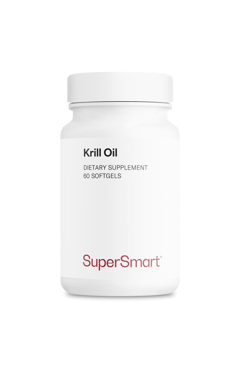 SuperSmart Krill Oil Supplement 1180mg, Main, color, NO COLOR