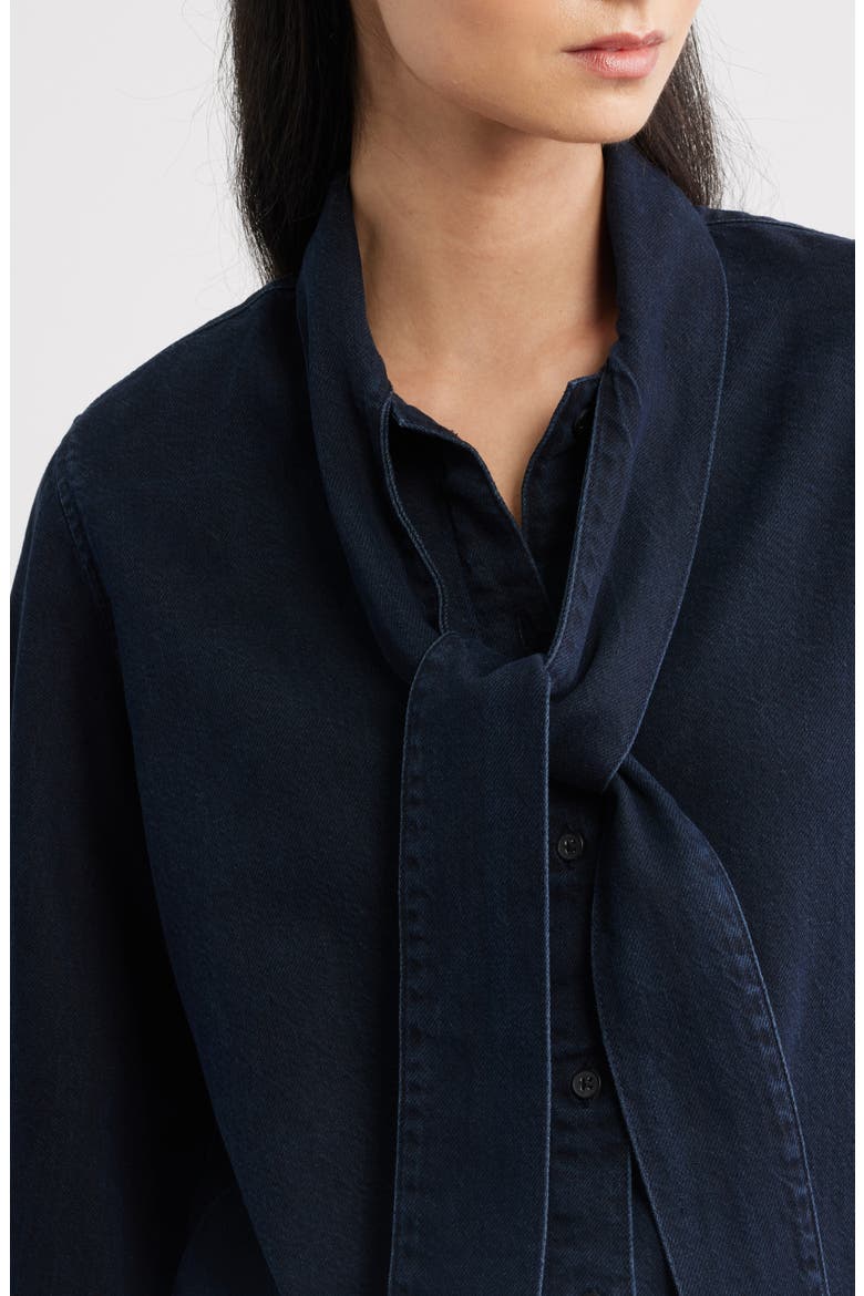 Simone Tie Shirt, Alternate, color, NIGHTFALL AURA