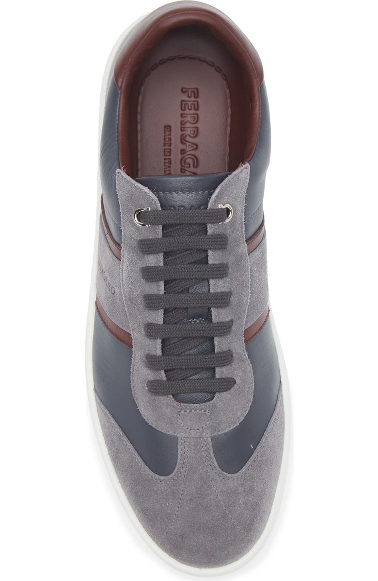 FERRAGAMO Achille 1 Low Top Sneaker, Alternate, color, Stromboli Sand Cordovan