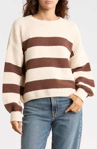 Striped Chenille Sweater