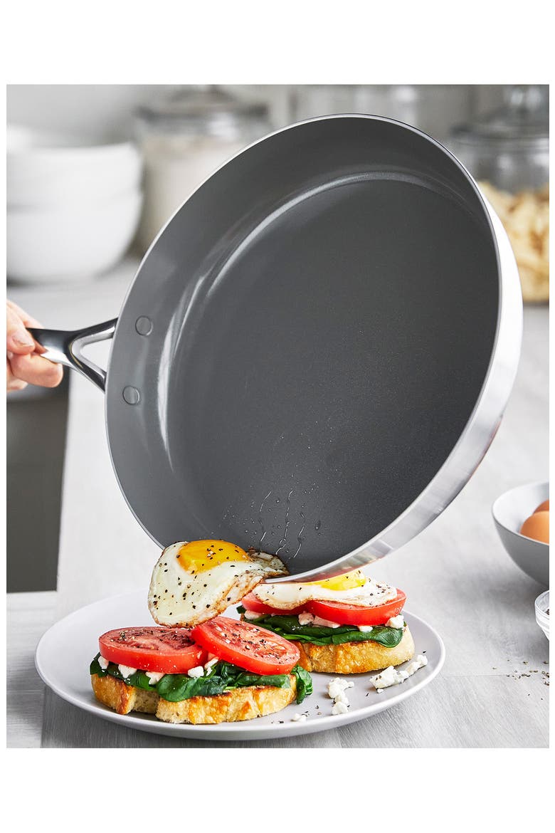 GP5 Stainless Steel 12-Inch Frying Pan & Lid, Alternate, color, STAINLESS STEEL