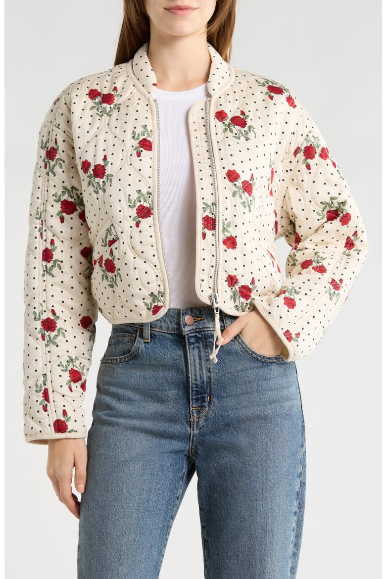 Onion Quilted Jacket, Main, color, BUDDING ROMANCE