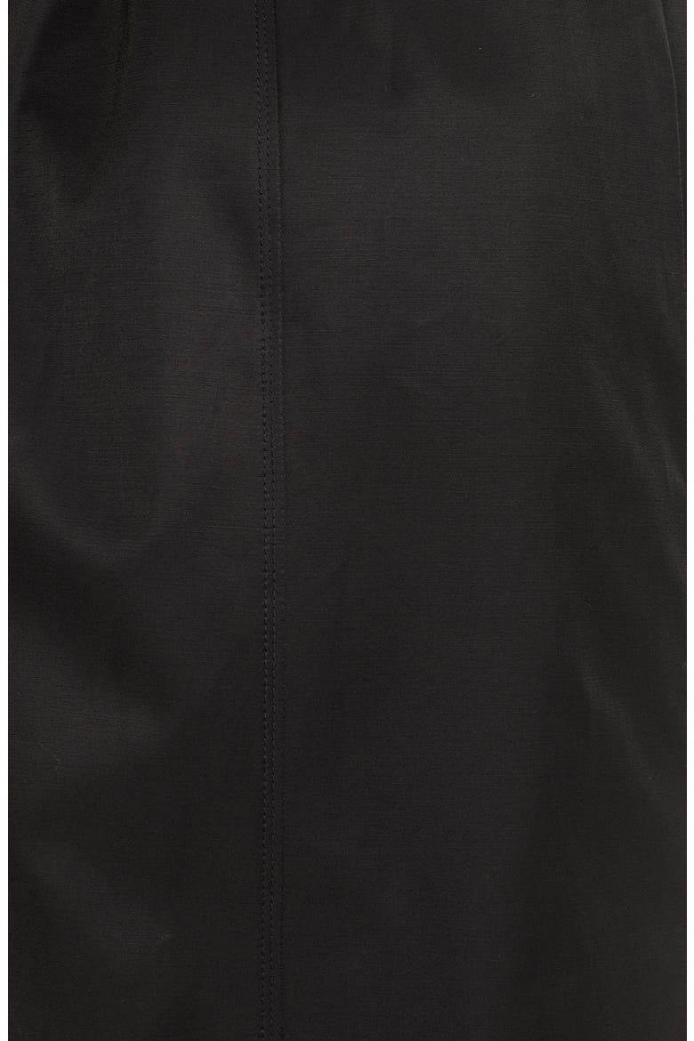 Knee Length Trench Coat, Alternate, color, BLACK