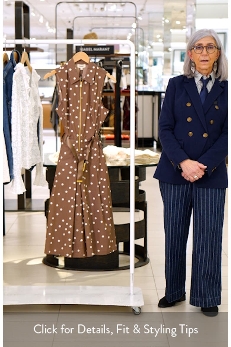 Kylo Polka Dot Belted Shirtdress video