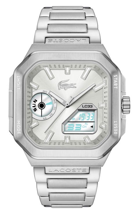 LC33 Square Bracelet Watch, 45mm