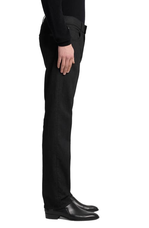 7 For All Mankind The Straight Leg Jeans In Black