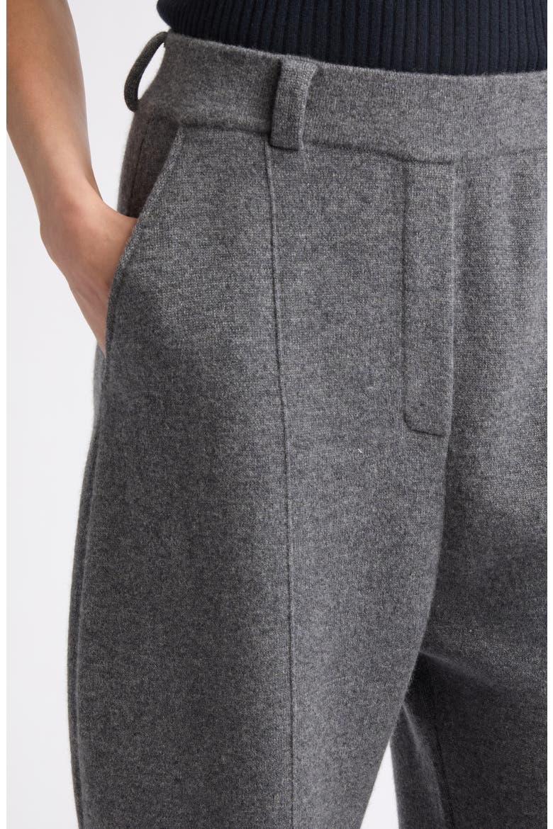 Wrenda Cashmere Barrel Leg Sweater Pants, Alternate, color, GRAPHITE