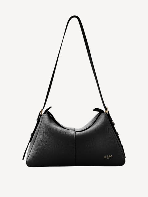 Madolyn Genuine Pebble Leather Shoulder Bag