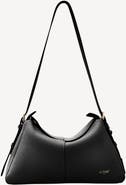 Mi Bolsa London Madolyn Genuine Pebble Leather Shoulder Bag