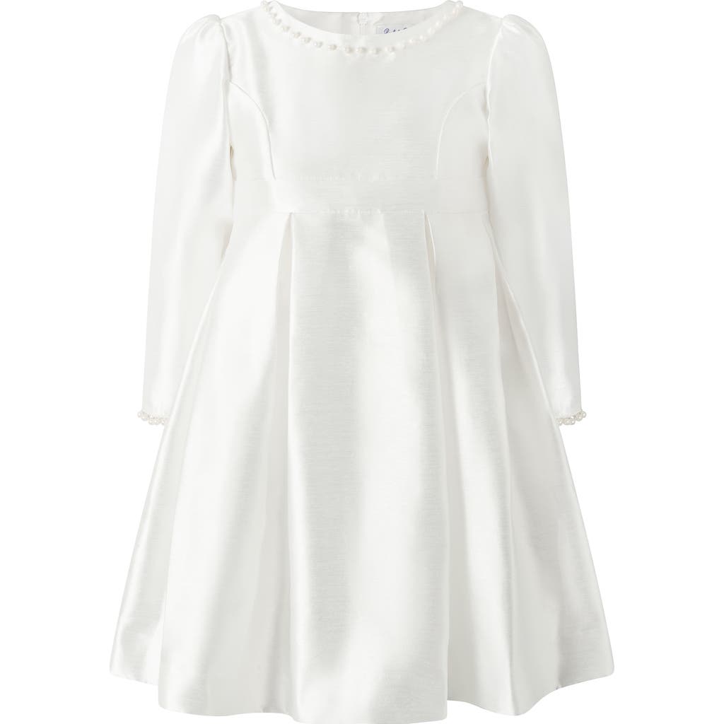 Rachel Riley Pearl Trim Princess Dress