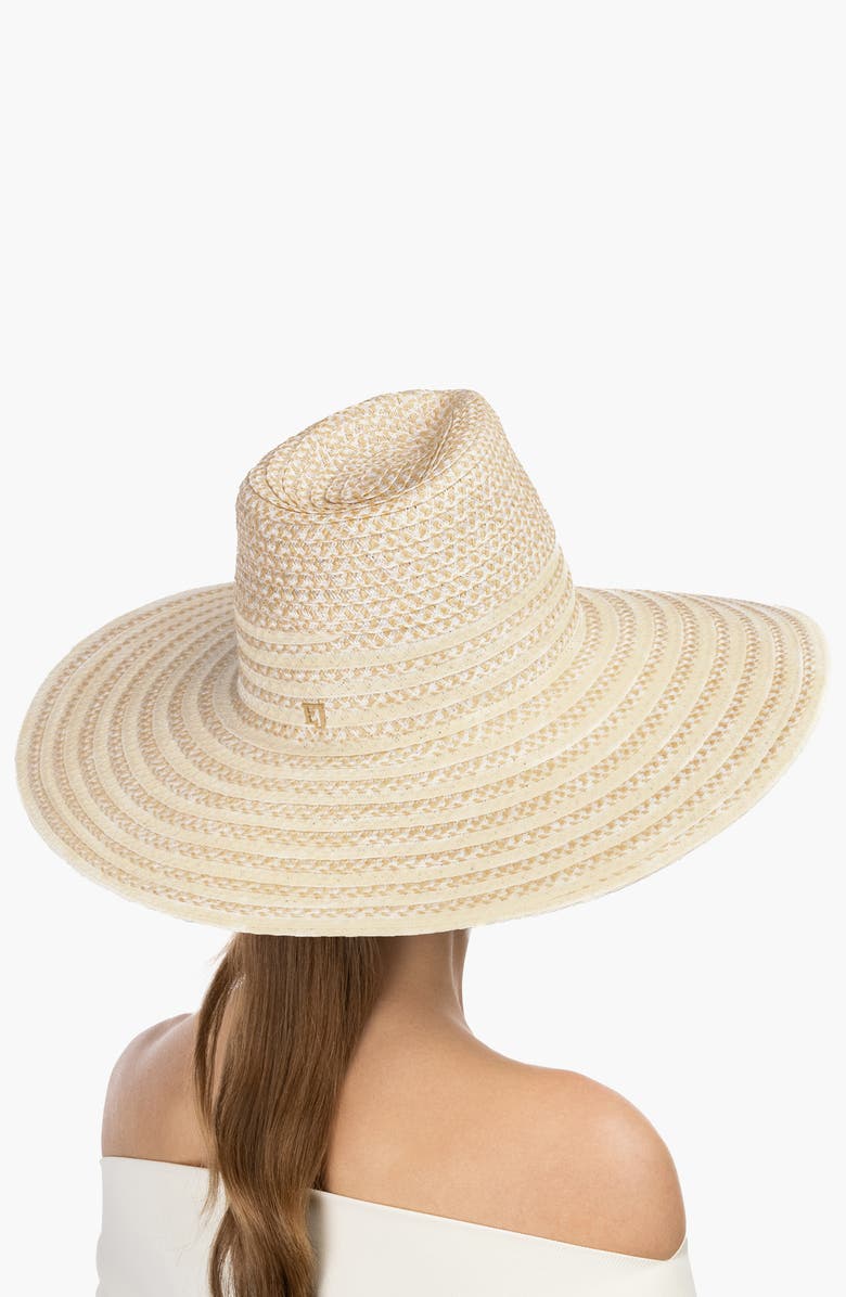 Eric Javits Sea La Vie Straw Sun Hat, Alternate, color,