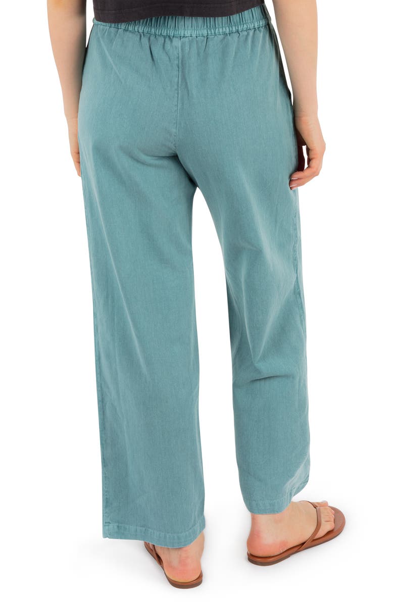 Hurley Wavy Days Wide Leg Pants, Alternate, color, Reef Waters