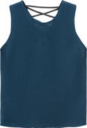 MANGO TEEN Lace-Up Sleeveless Knit Top