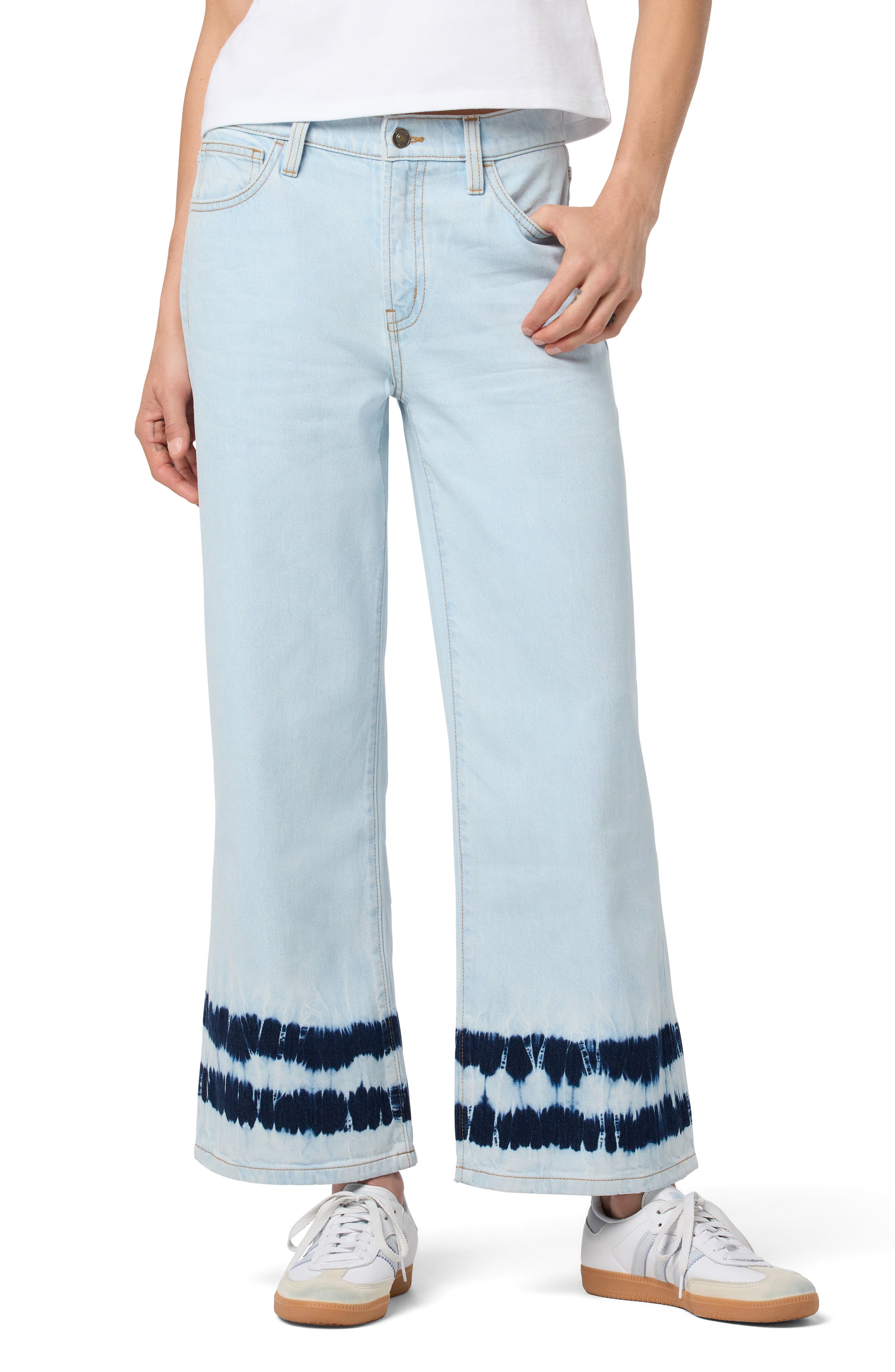 Hudson Jeans Rosalie Wide Leg Ankle Crop Jeans