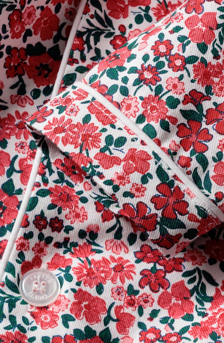 Petite Plume Kids' Fleus Des Bois Cotton Blend Pajamas, Alternate, color, 