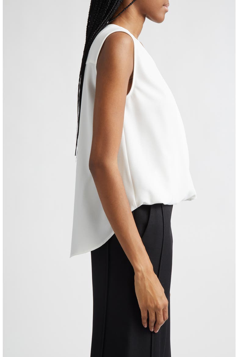 Faux Wrap Shell, Alternate, color, WHITE