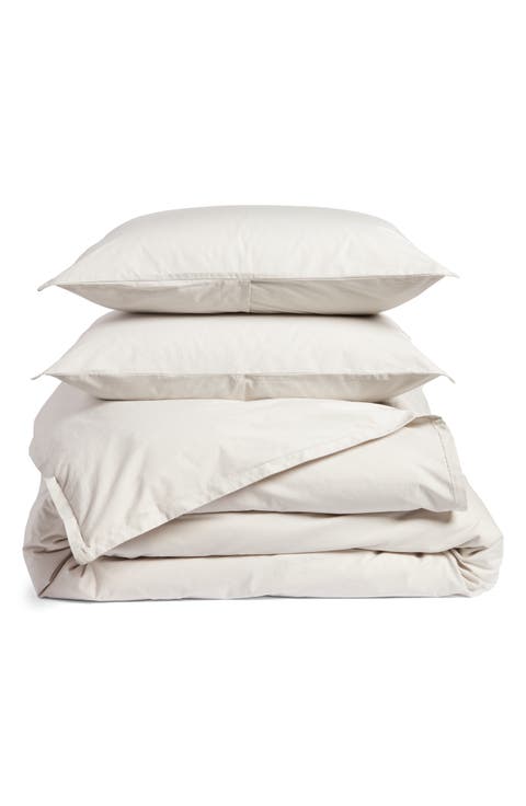 Percale Duvet Cover & Sham Set