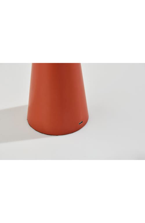Adesso Lighting Ozzie Cordless Led Lamp In Reddish Brown