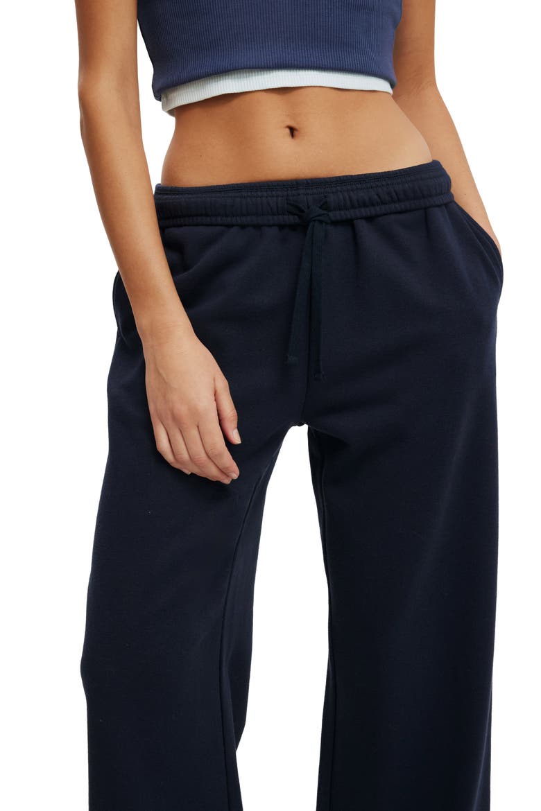 Women's Wide Leg Sweatpant, Alternate, color, Total Eclipse